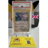 Lugia Holo Team UP psa 8 inglés + caballete de regalo