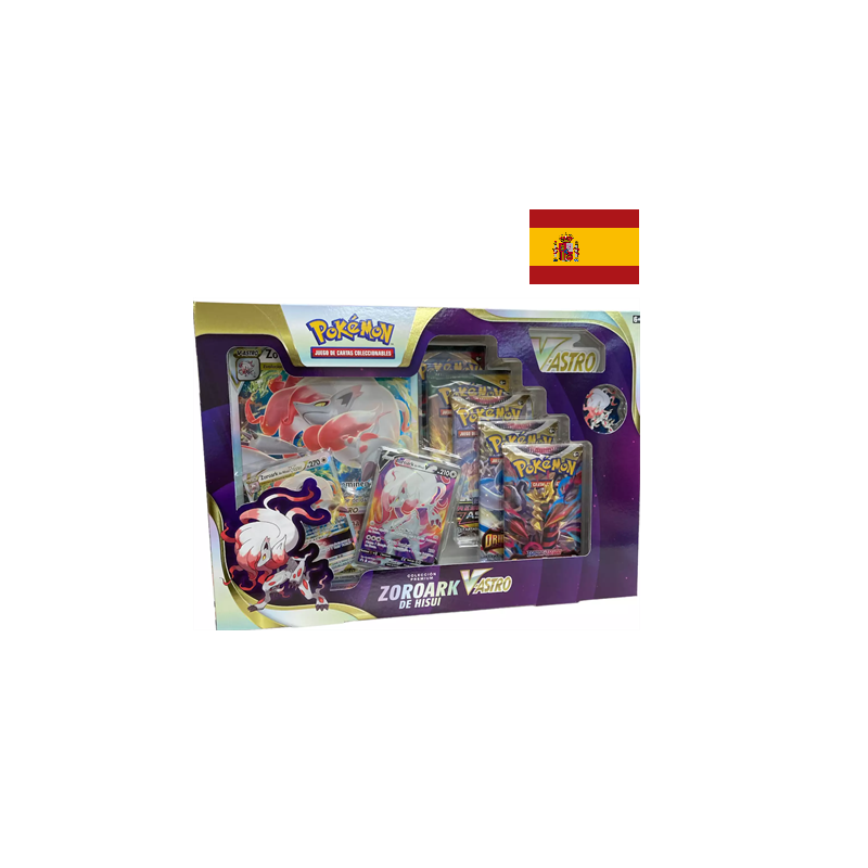 Colección premium  ZOROARK DE HISUI V-ASTRO español