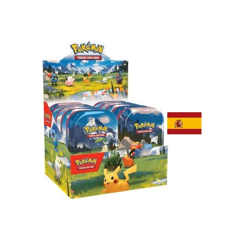 Caja 10 mini latas Heroes Ascendentes en Español