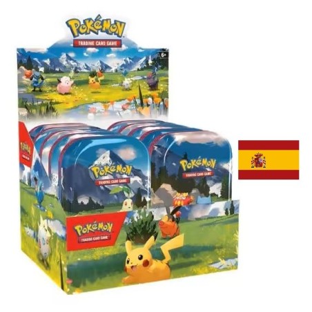 Caja 10 mini latas Heroes Ascendentes en Español