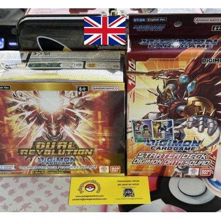 Pack Oferta Revolution BT-25 Booster Display + Digimon Data Squad Star