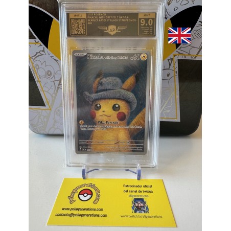 PIKACHU WITH GREY FELT HAT Full Art - PROMO AP 9.0